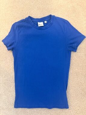 Aritzia TNA Short Sleeve Tee - Jazz Blue